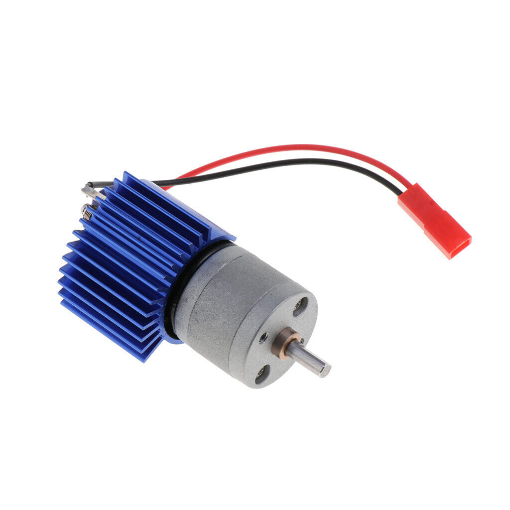 370 Motor & Heatsink Blue For WPL B14 B24   Q60 Q61 Upgrade Parts DIY