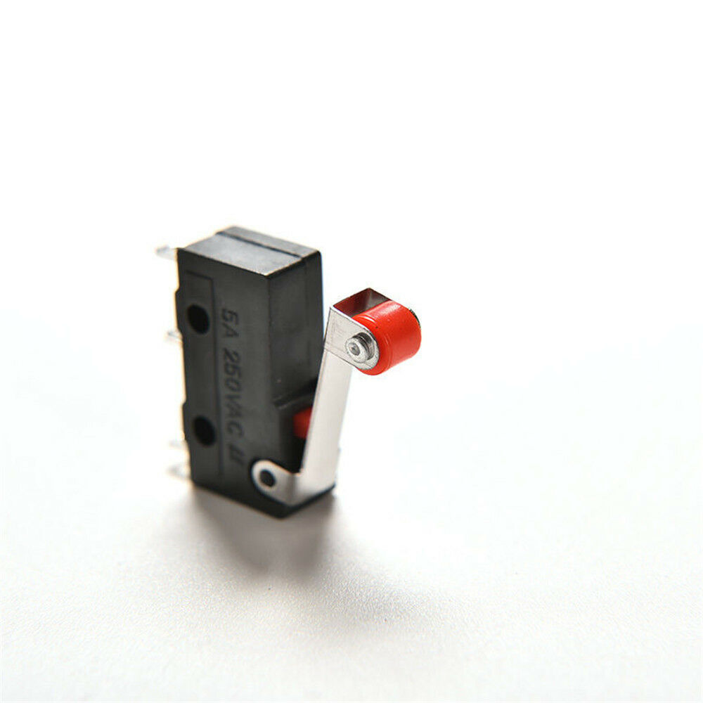 10Pcs Kw12-3 PCB Microswitch Hot Micro Roller Lever Arm Open Close Limit Switch