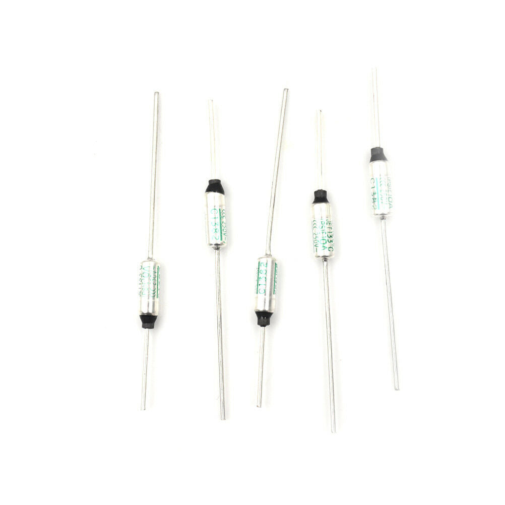 5X SF129E Sefuse Cutoffs Thermal Fuse 133°C 133 Celsius Degree 10A 250.l8