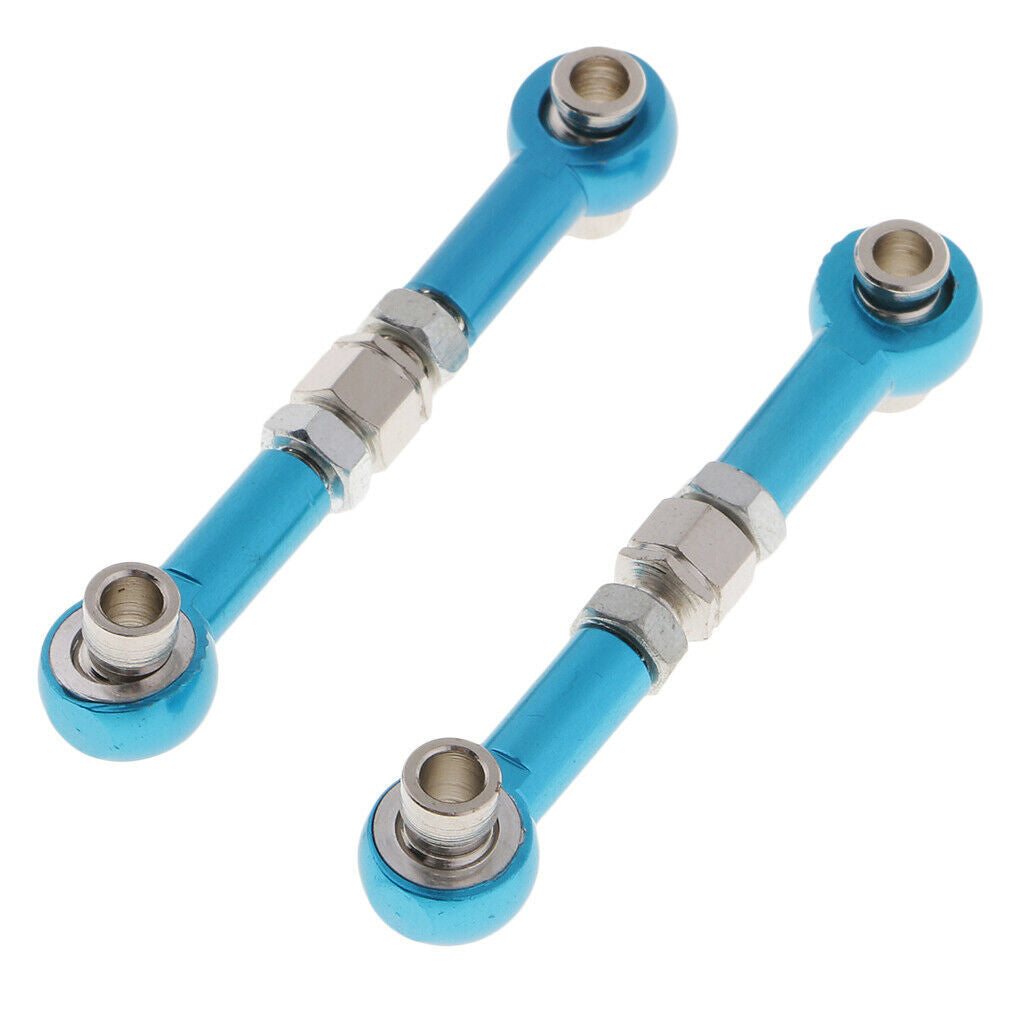 Metal Linkages Front Rear Steering Pull Rod for HSP 94103 On-road Drift Car