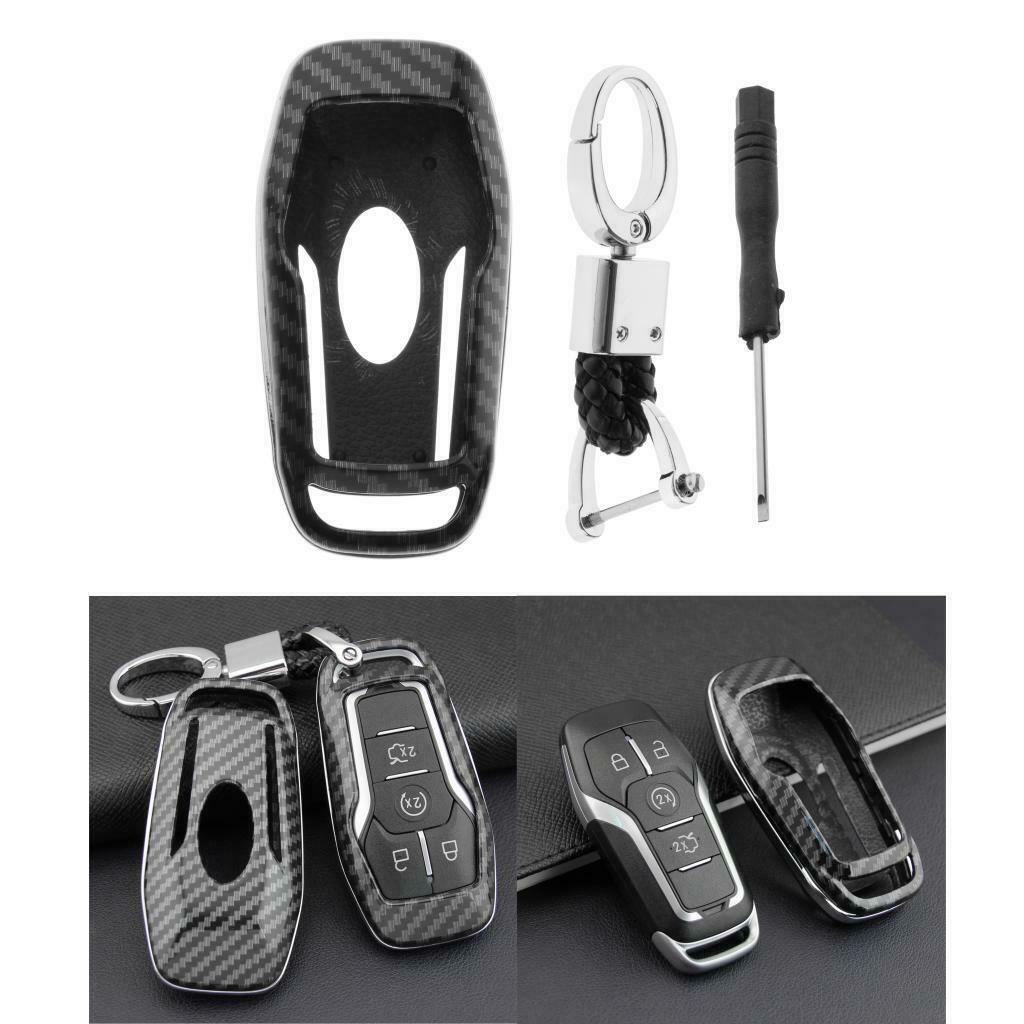 Strong Signal ABS Fiber Car Key Cover Well Protction Fit for Lincoln Style02