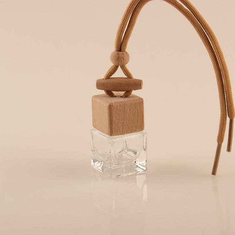 Hanging Fragrance Diffuser Perfume Glass Bottle Car Pendant Ornament
