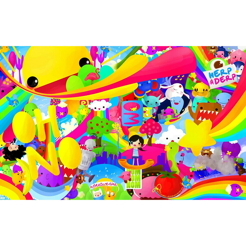 1000pcs Cartoon Little Girl DIY Puzzle Paper Jigsaw Kids Room Decoration @