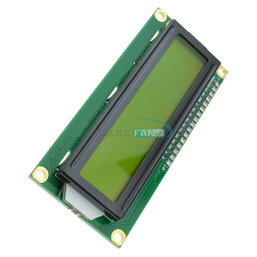 Yellow Backlight 16x2 1602 HD44780 Character LCD Display Module