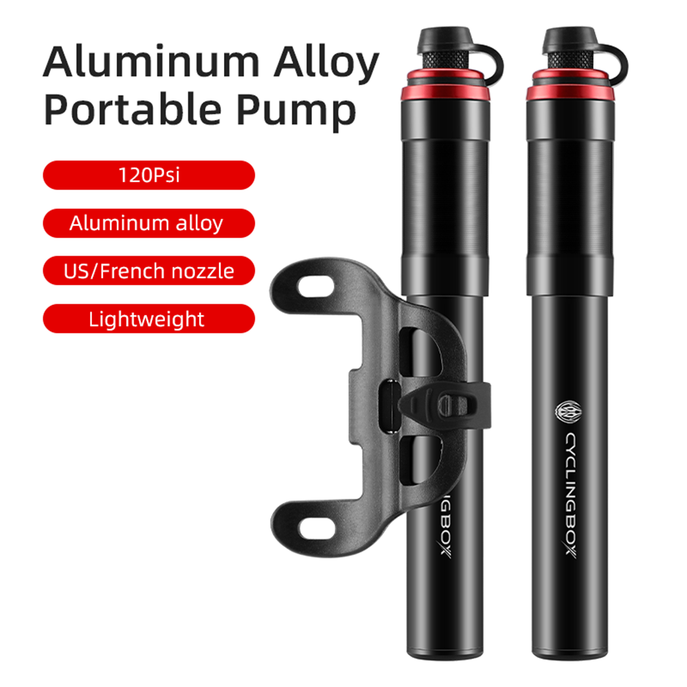 Bicycle Mini Portable Light Aluminum Alloy Air Pump Bike Pump Fast Inflation New
