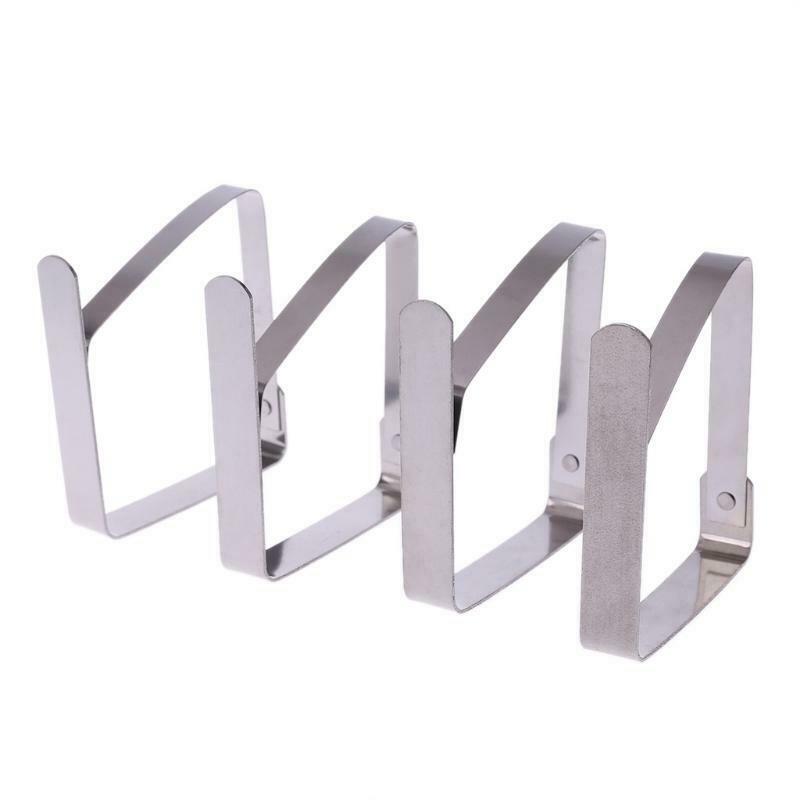4pcs Stainless Steel Table Cloth Cover Clip Clamp Holder Supply For Picnic Party