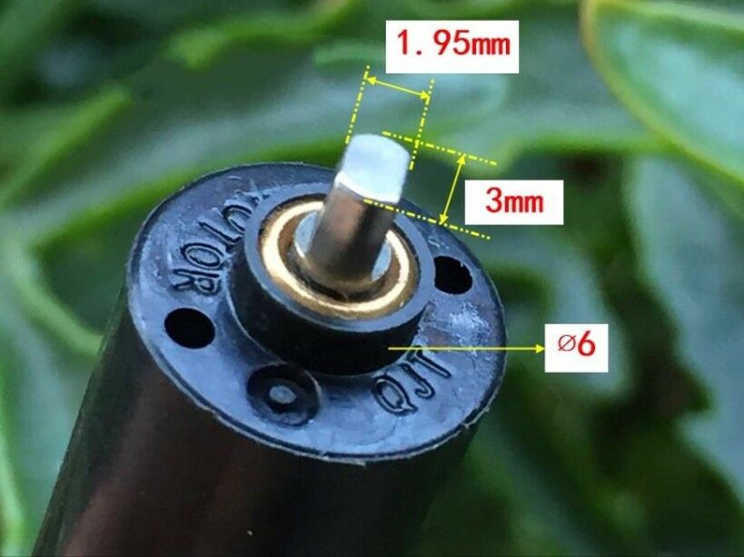 1pcs DC3-6V 31-63rpm Micro N20 Gear Motor Reducer With Four-layer Gearwheel
