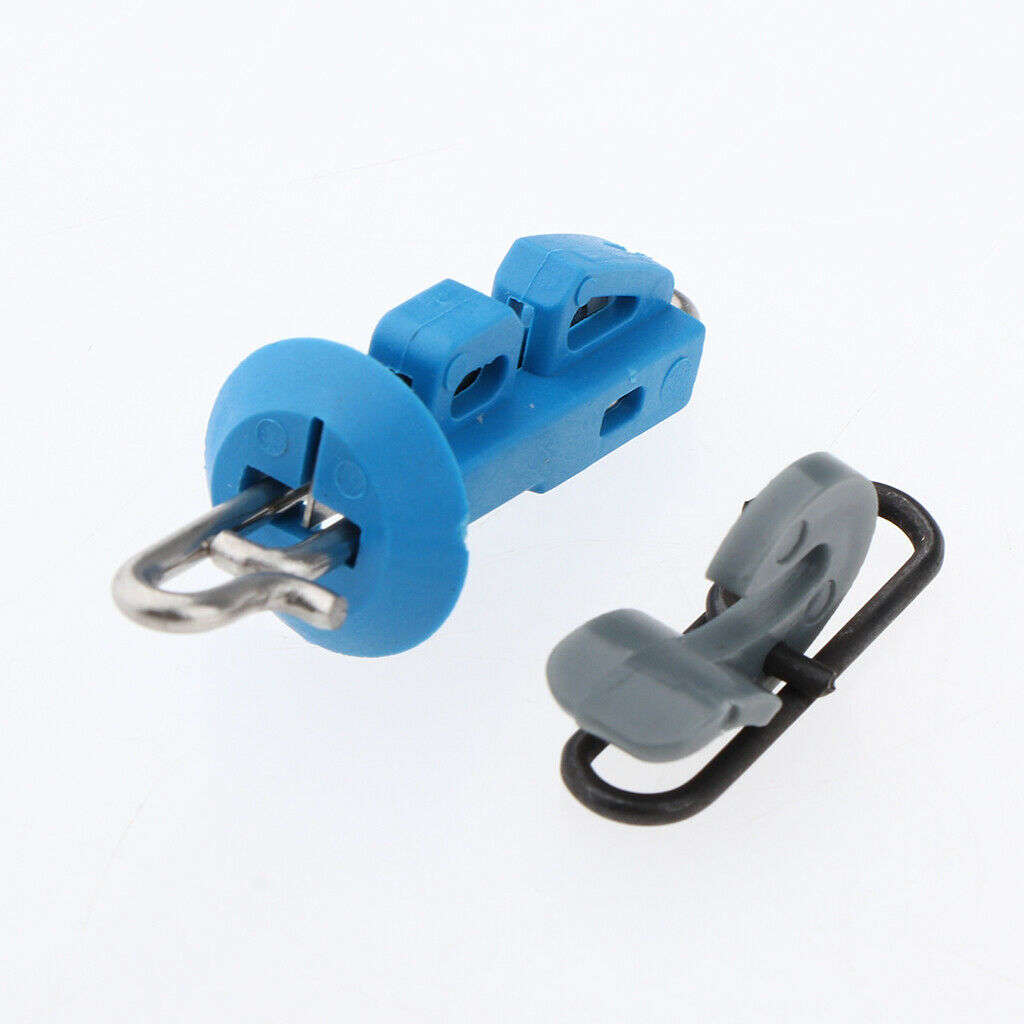 10pcs Splash Down Fishing Bait Clip Locking Lock Jigging Lure Hook Tackle