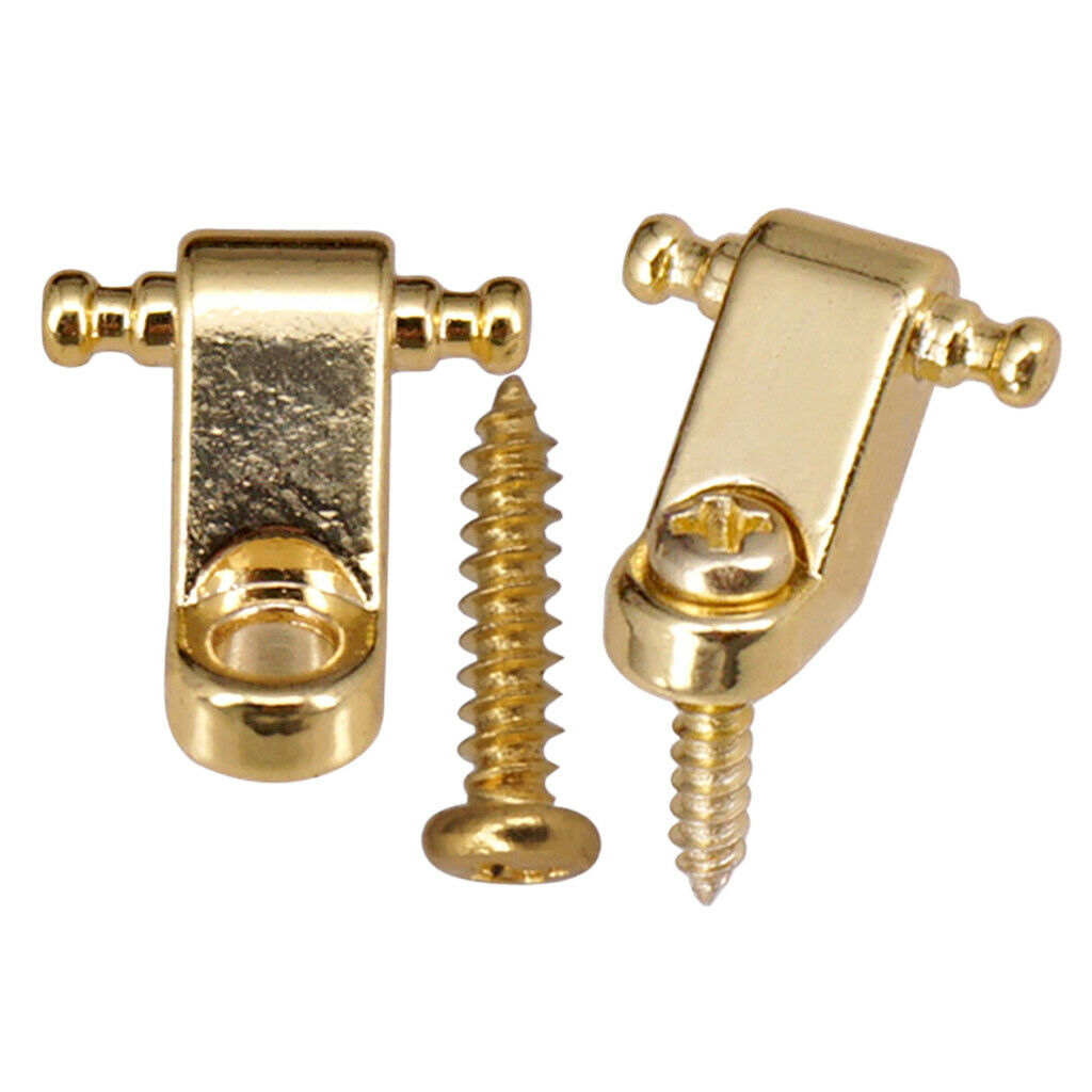 2pcs DIY Electric Guitar String Retainer with Screws Electric Guitars Parts