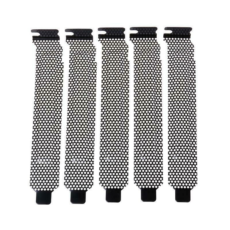 5PCS Ventilation Deflector PCI Slot Cover Frame Chassis Bits Block Cooling Fan