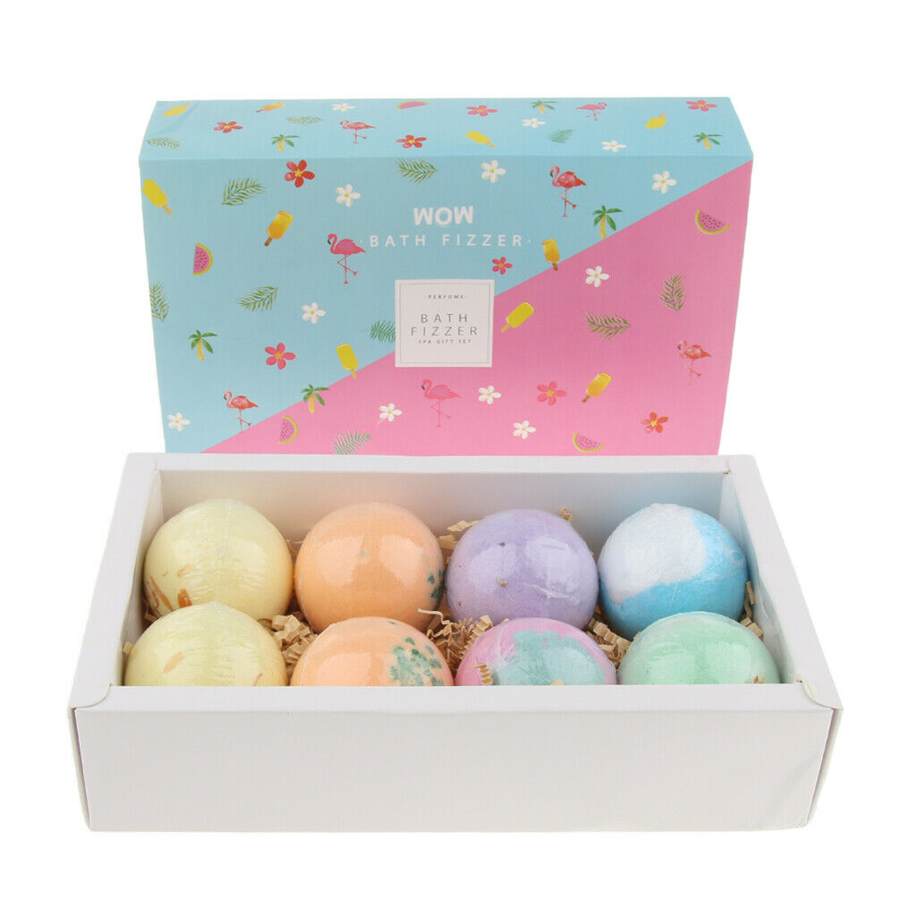 24x Women Men Bubble Bath Bomb Balls Set Hydrating Spa Shower Bath Fizzies