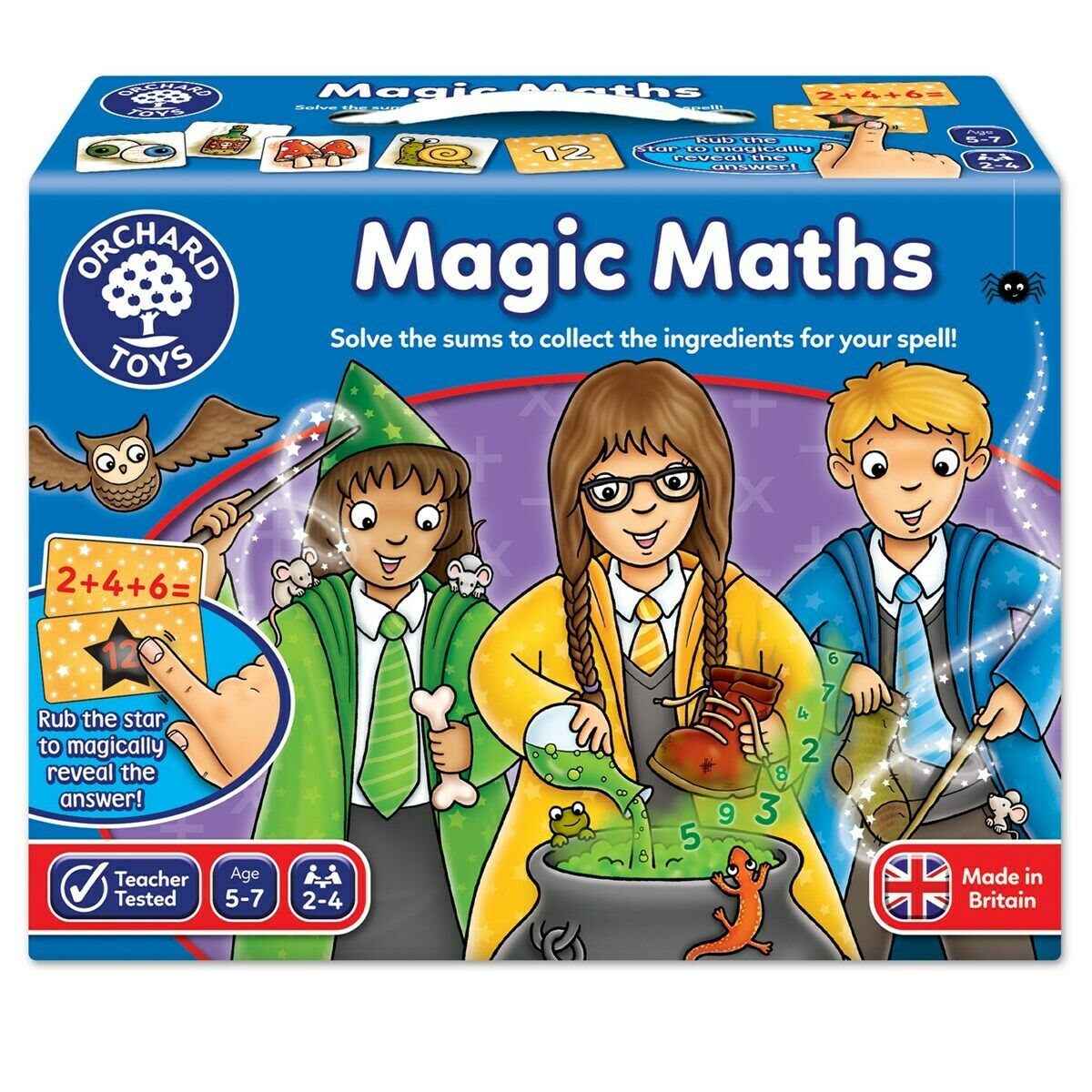 Orchard Toys 092 Magic Maths Number & Counting Game Kids Children Age 5 Years+