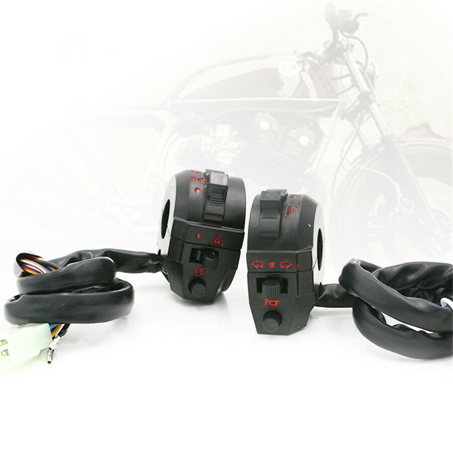7/8" Motorcycle ATV 22mm  Switch High/Low Beam Light Turn Signal Horn Switch