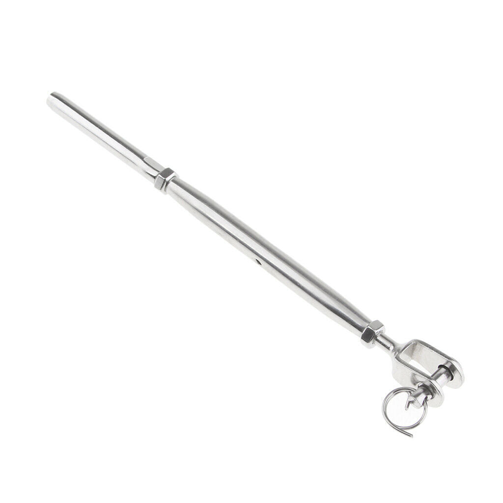 Stainless Turnbuckle Hand Swage Tensioner Cable Railing with Lag Screw M5