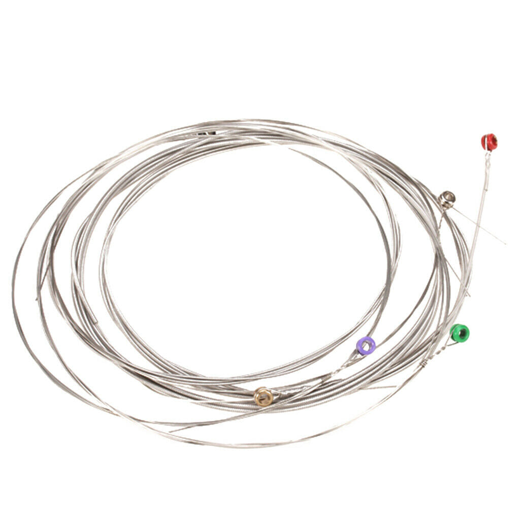 6 Steel Strings For Electric Guitar Replacement Supply Part Accessory