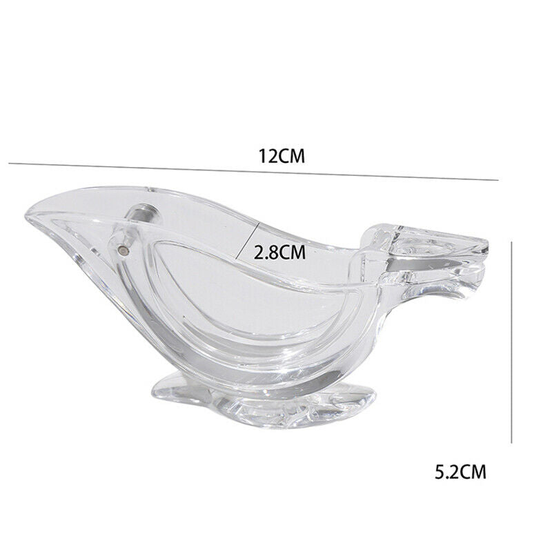 Acrylic Lemon Clip Transparent Fruit Juicer Home Kitchen Bar Gadget Boat ShaFCA