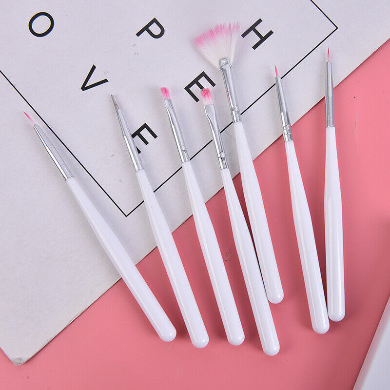 7pcs Cake Icing Decorating Painting Brush Fondant Dusting Sugarcraft DIY .l8