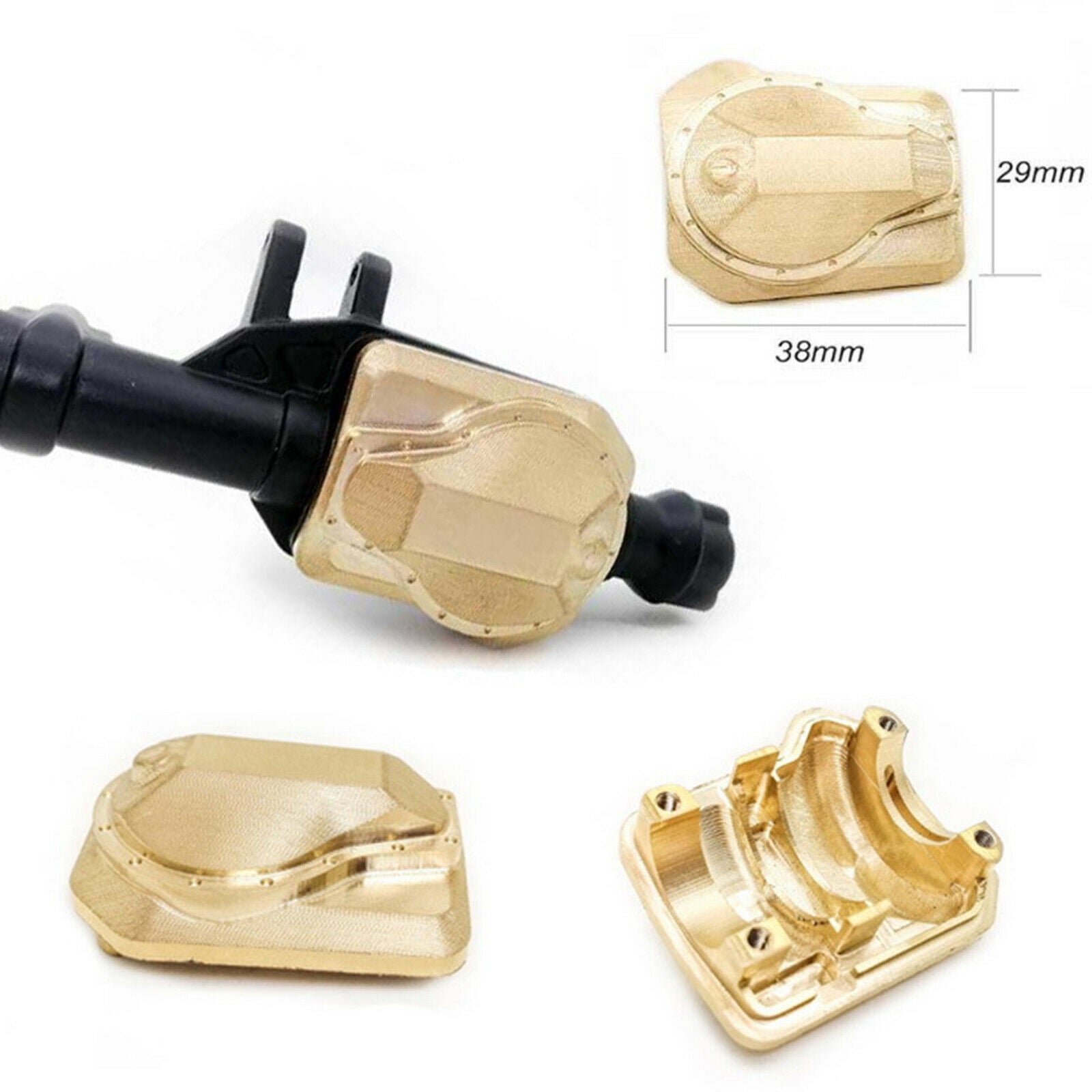 Brass Racing Diff Cover Counterweight for Tra-xxas TRX4 1:10 RC Crawler