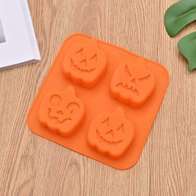 Silicone Pumpkin Mold for Chocolate Candy Jelly and Pudding Handmade Soap Baking