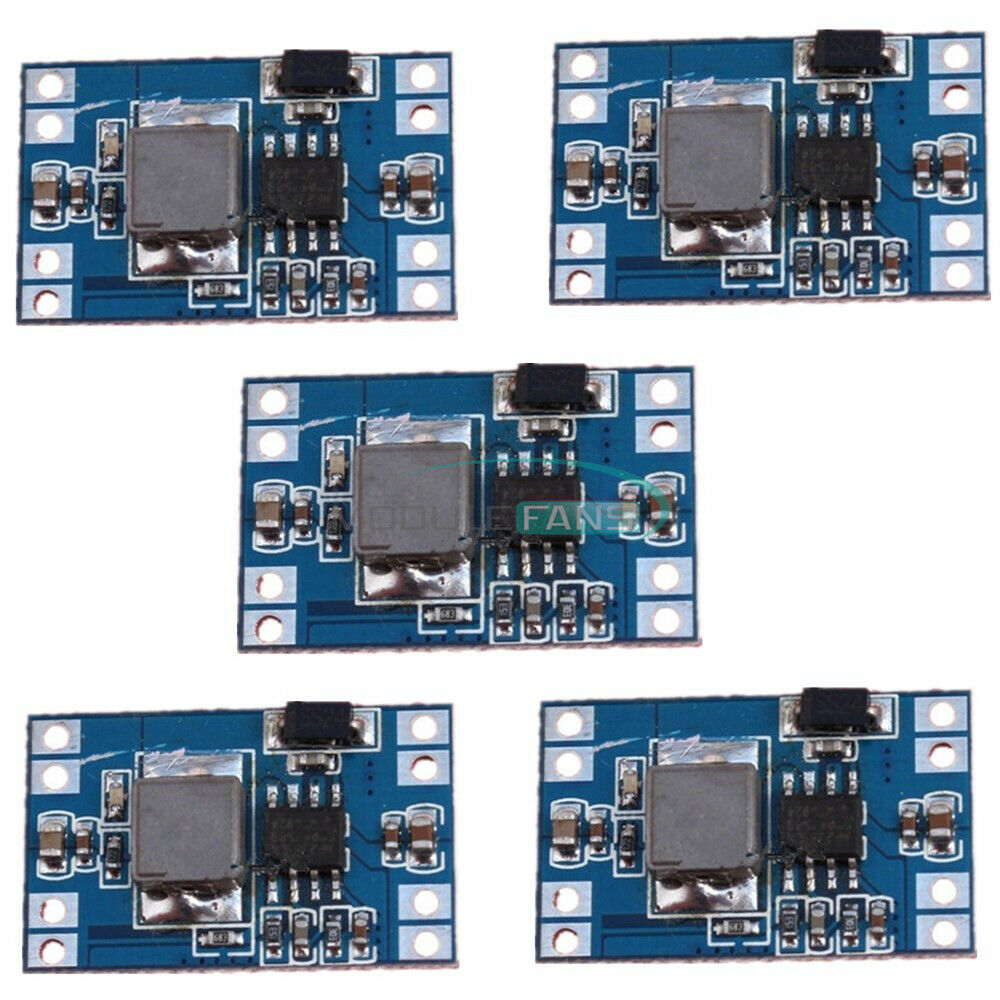 5PCS 4.5-28V DC 9V/12V/24V to 5V 3A Step Down Buck Power Supply Charger Module