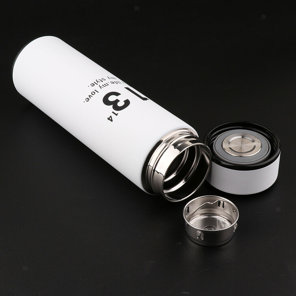 Stainless Steel Insulated Travel Mugs Tumbler Double Wall Water Cups White