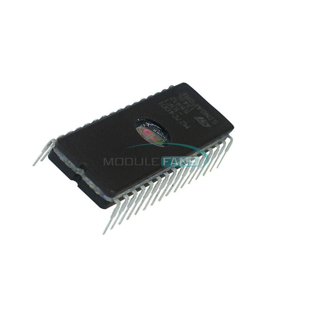 10PCS M27C4001-10F1 M27C4001 ST IC EPROM 4MBIT 100NS 32CDIP
