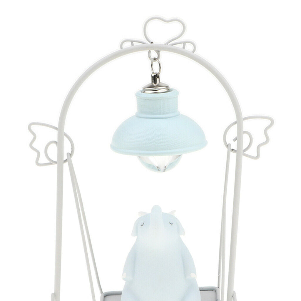Creative Vinyl Angel Swing Night Lamp Home Decorative Ornament Gift Party Favors