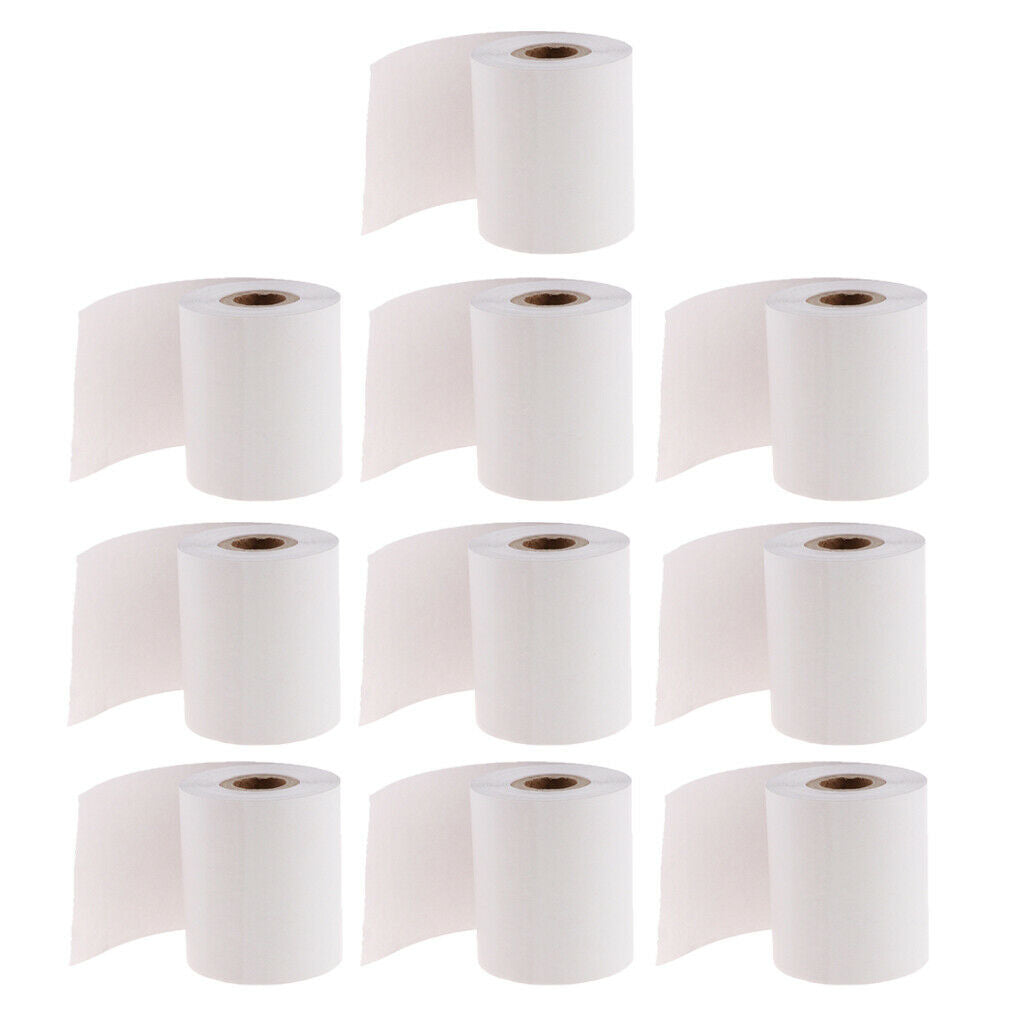 10Pieces Glasses Accessory Optometry Paper Credit Card Printing Paper Roll L
