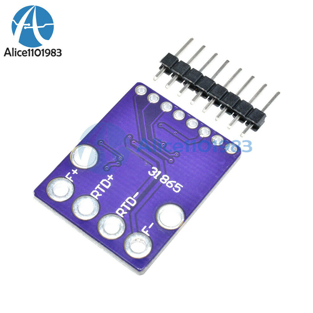 6pcs MAX31865 PT100-PT1000 RTD Temperature Thermocouple Sensor Amplifier