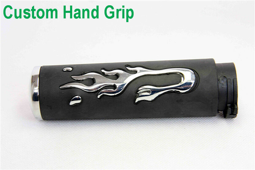 Flame HAND GRIP for SUZUKI sportbikes 1987-2012 Savage 2002-2005 Volusia 800 1"