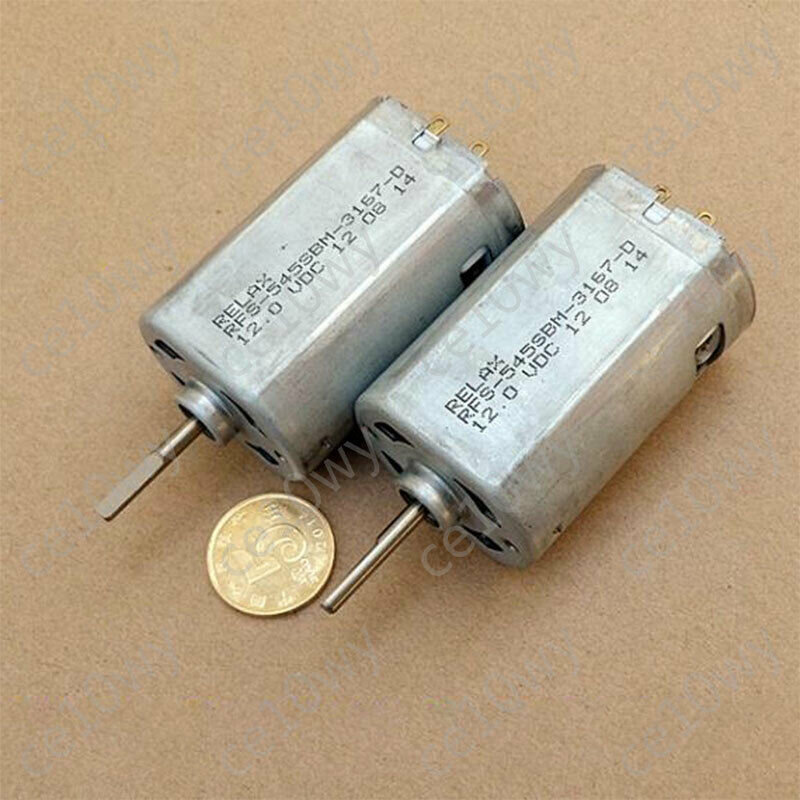 High Torque DC Motor 12V-24V 12200RPM Ball Bearing 545 Brushed Electric Motor