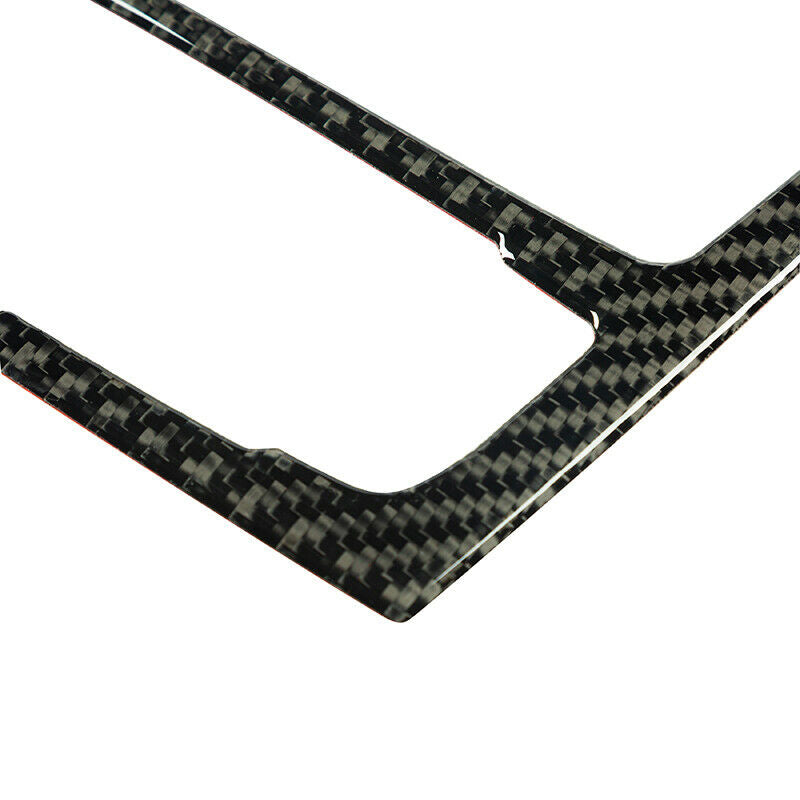 For Audi A4 A5  2009-2017 Carbon Fiber Center Control Panel Console Cover Trim