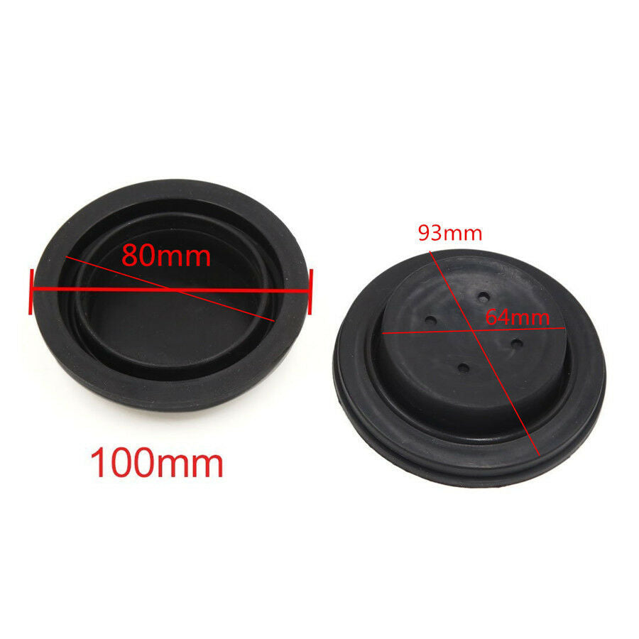 2x Rubber Housing Seal Caps Dust Cover For Headlight HID Conversion Kit Retrofit