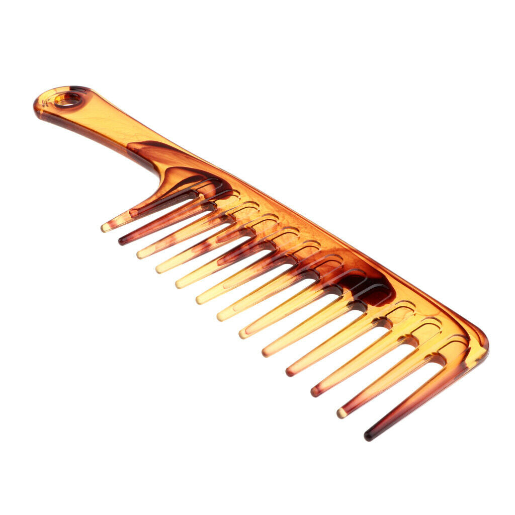 Professional Detangling Comb Wide Tooth Hairbrush Hair Care Styling Tool 02
