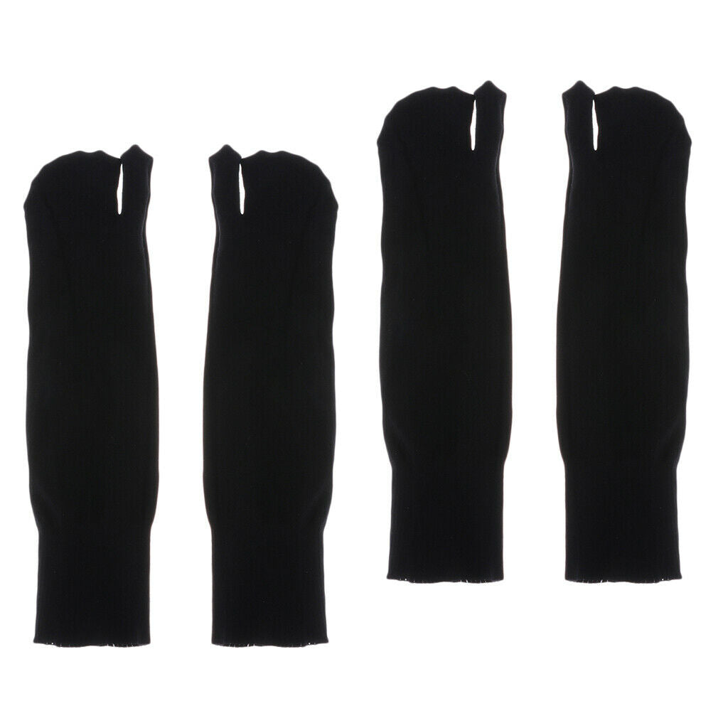 2 Pairs of Pointed Toe And Pointed Toe Socks Tabi / / Geta Unisex Socks Black