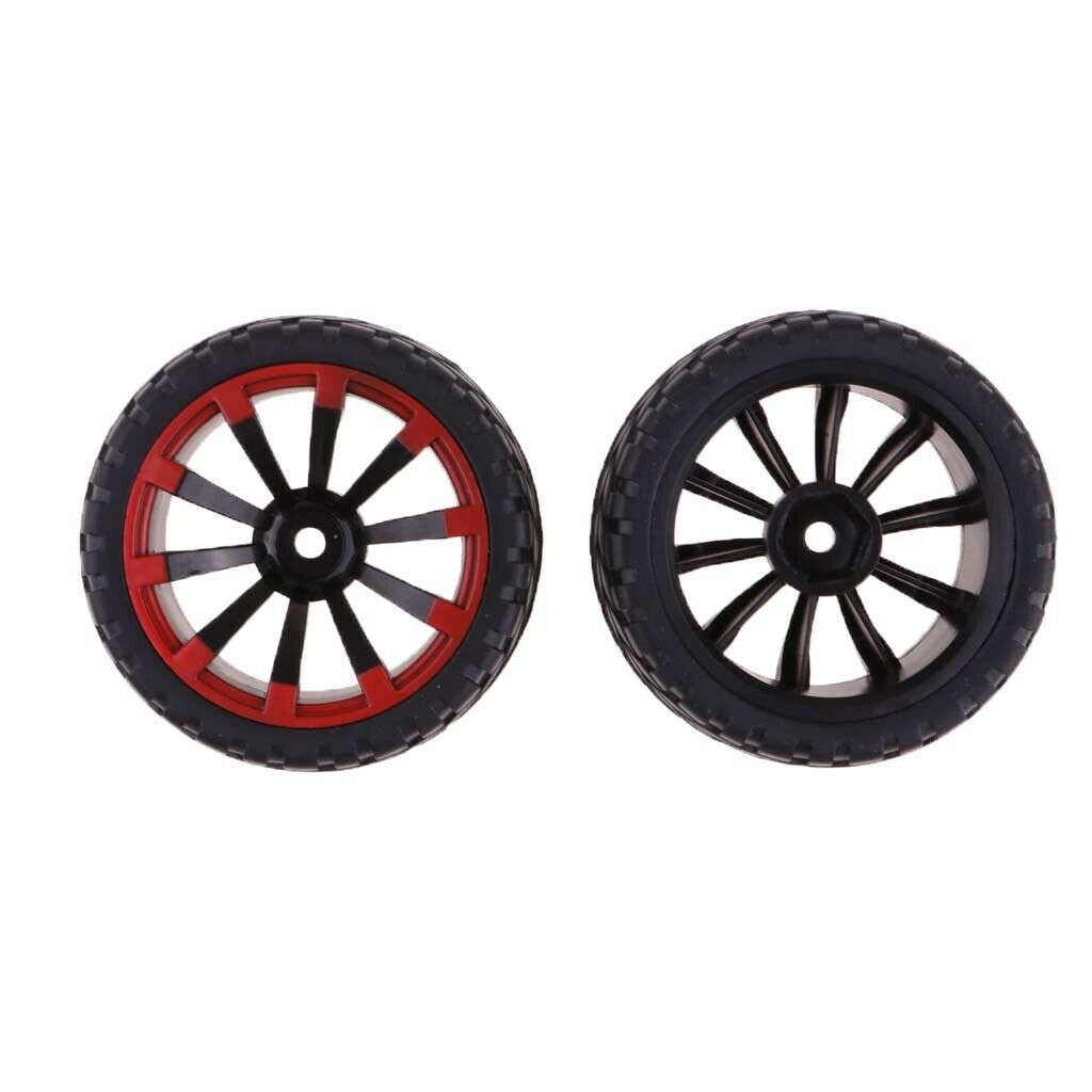 Set of 4 65mm RC Wheel Rim Tire for 1:10 HSP HPI Redcat RC Car Accessory