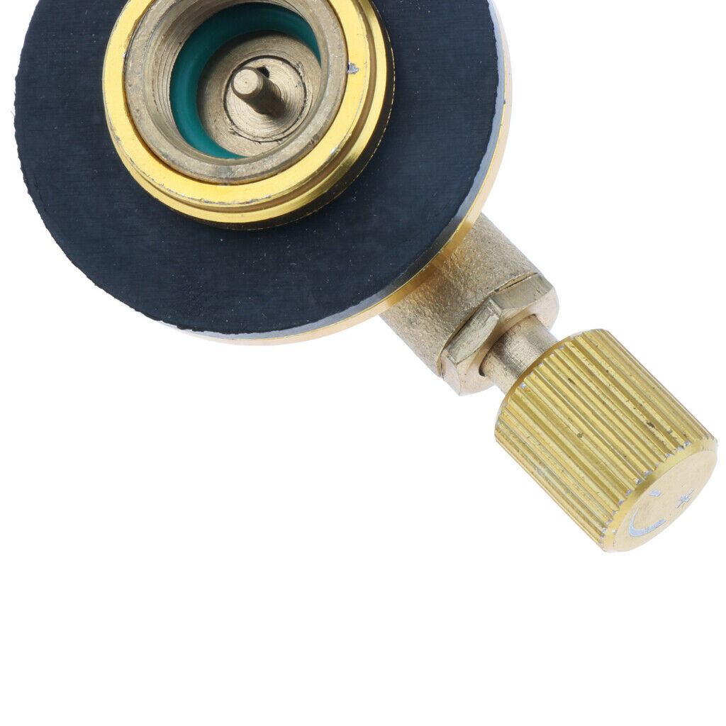 Prettyia Gas Stove Inflatable Valve Flat Cylinder Control Switch Adapter