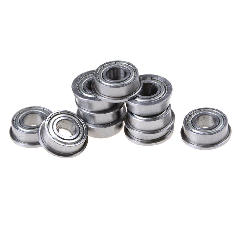 10pcs F686 F686ZZ Mini Metal Double Shielded Flanged Ball Bearings 6*13*5mm M4DD