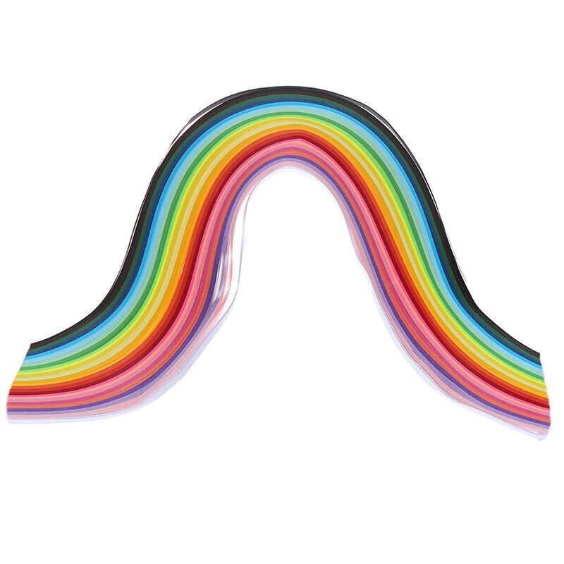 260 Rainbow Paper Quilling Strips Set 3mm 39cm Flower Gift Paper For DIY .l8