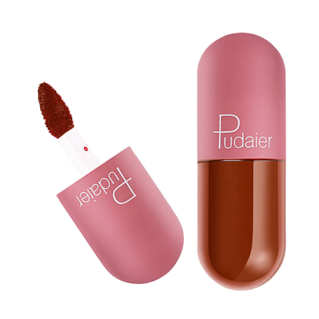 Women Matte Liquid Lip Gloss Beauty Glaze Lipstick Waterproof LongLasting 8