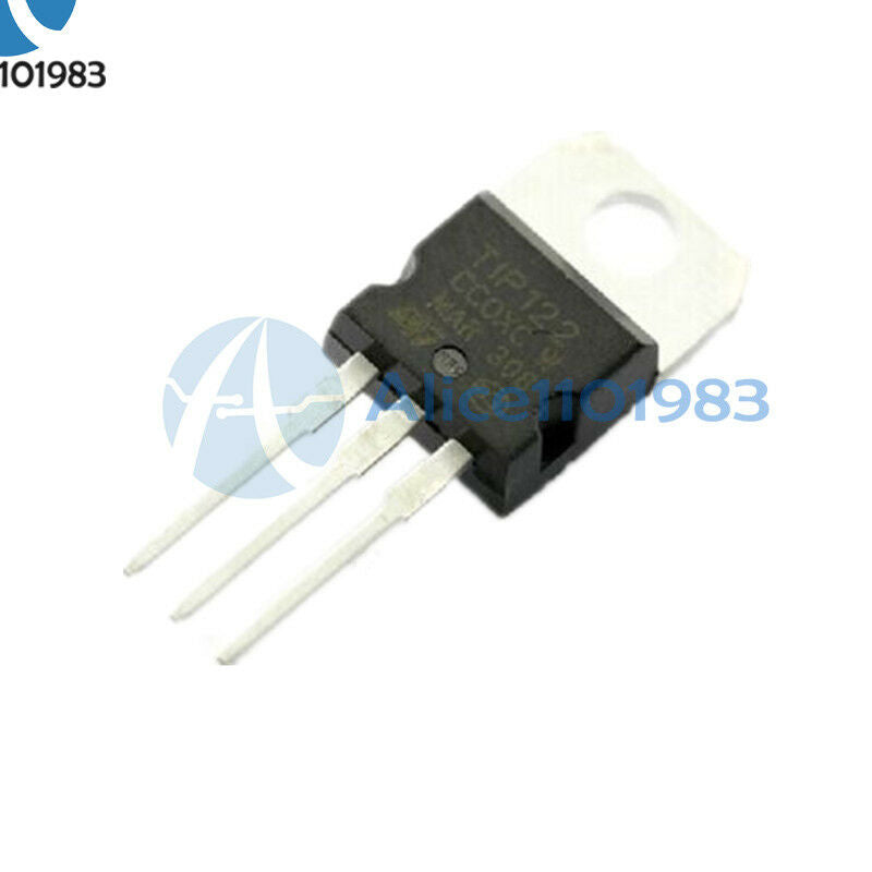 5PCS TIP122 TO-220 100V 5A DIP Power Transistor for General Purpose Amplifier