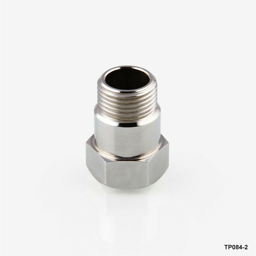 4PCS O2 oxygen sensor test pipe extension extender adapter spacer M18 02 Bung