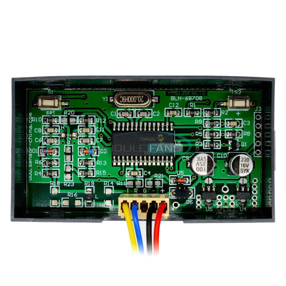Red LED 0.56" Digital Counter Meter Count Timer Timing Three Function DC12V-24V