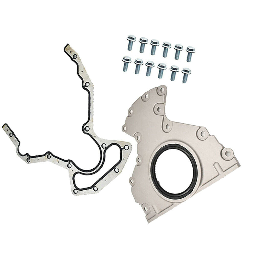 Rear main seal kit w / cover gasket 12633579 gasket 12639250