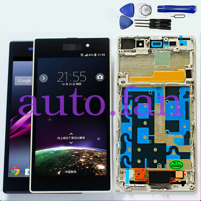 white 5.0'' For SONY Xperia Z1 L39 L39H C6902 C6903 Touch Screen LCD Display