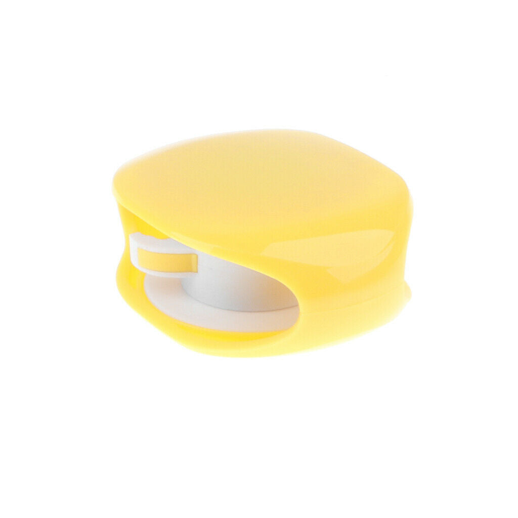2X Earphone Cable Cord Organizer Retractable Wire Winder Holder Tool yellow