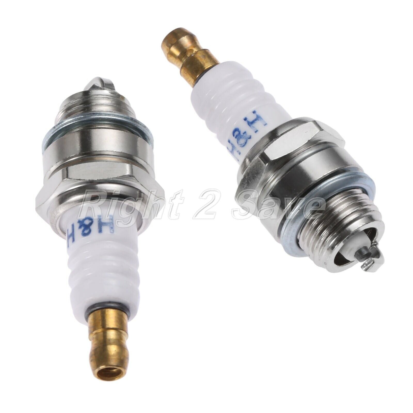 2 Stroke Brush Cutter Strimmer Chainsaw Parts Grass Trimmer L7T Spark Plugs 2PCS