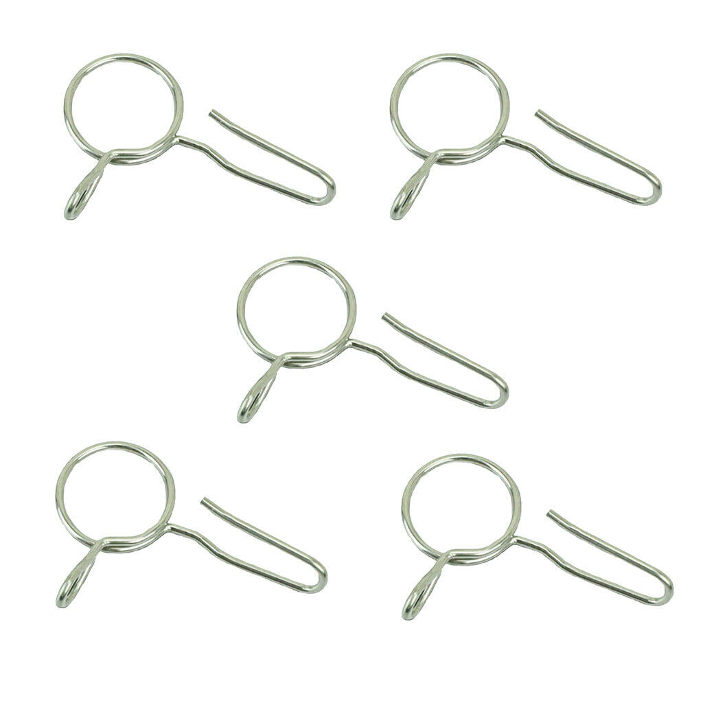 5pcs Stainless Steel Coat Rack Organizer Towel Hat Bag Robe Hanging Hook A