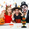 High-Hat Pumpkin Man "Trick or Treat" Halloween Wooden Desktop Ornaments Decor