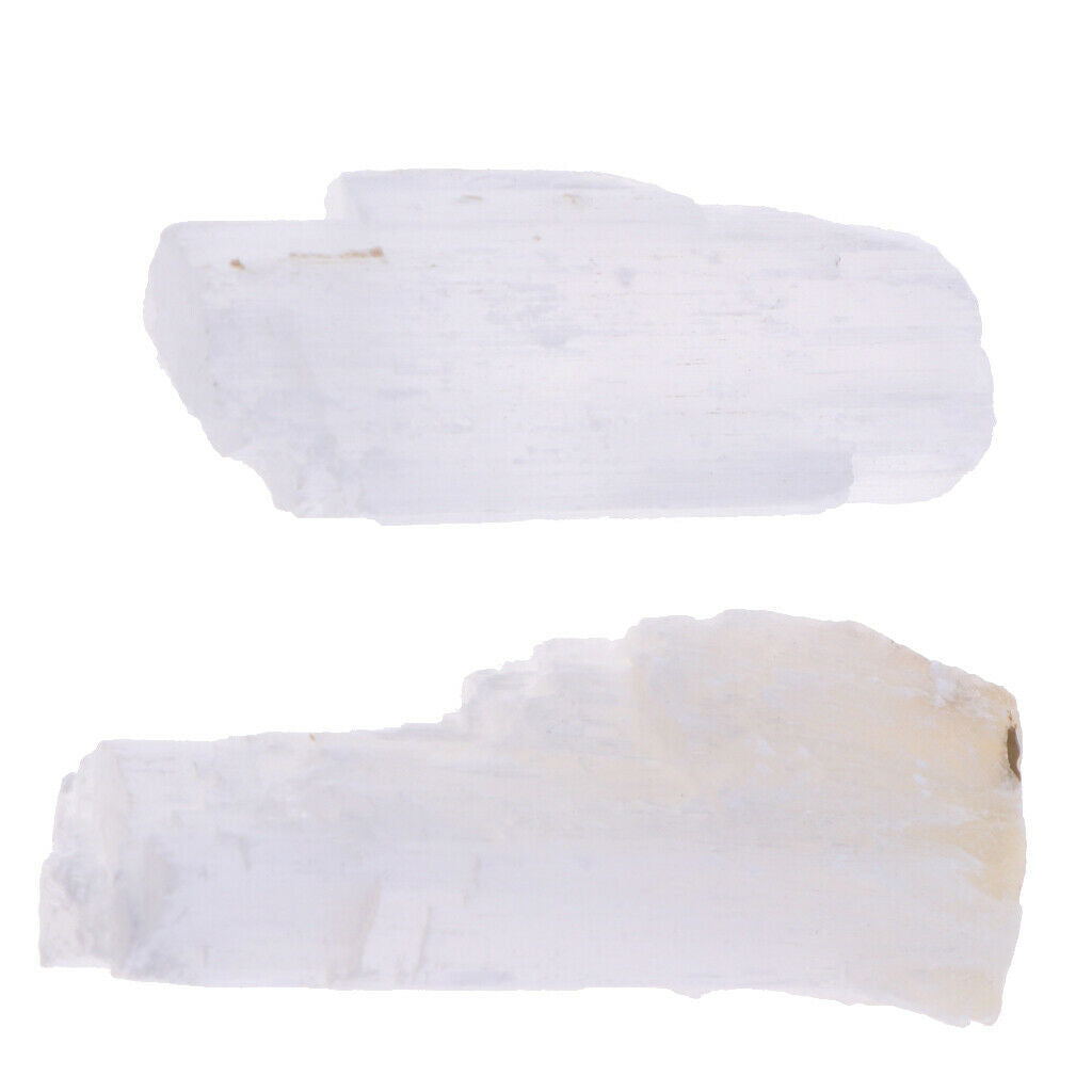 2xNatural Crystals  Stone Class Teaching Specimen Gypsum stone